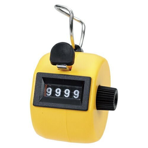 まとめ 数取器 岡本製図器械 数取器手持型プラスチック製 イエロー 75089 4960910750890 1個 ×10セット