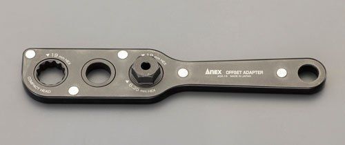 ESCO エスコ 電動ドライバー用オフセットアダプター EA813A-46