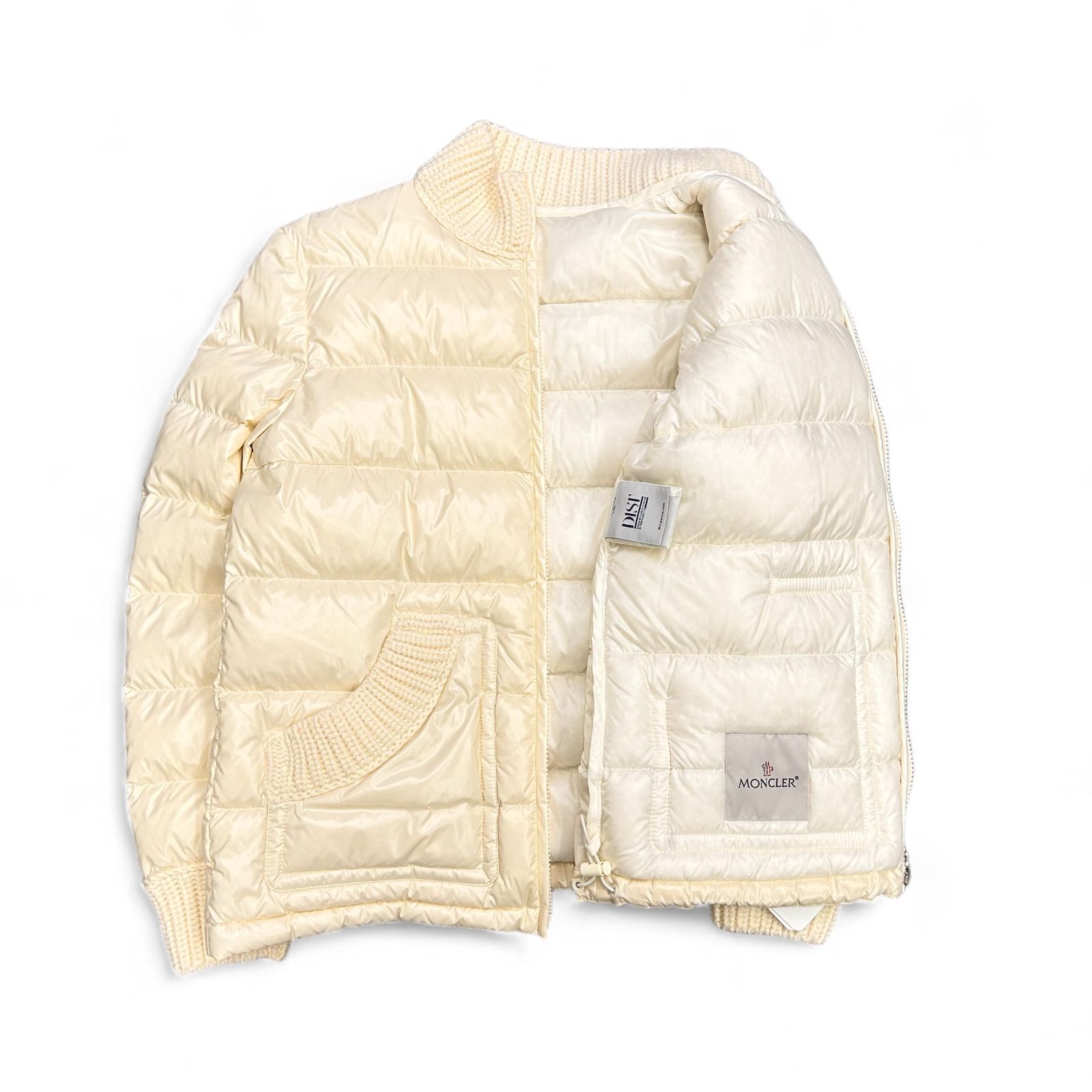 新品 MONCLER ARCELOT リブウールニット ダウンジャケット 