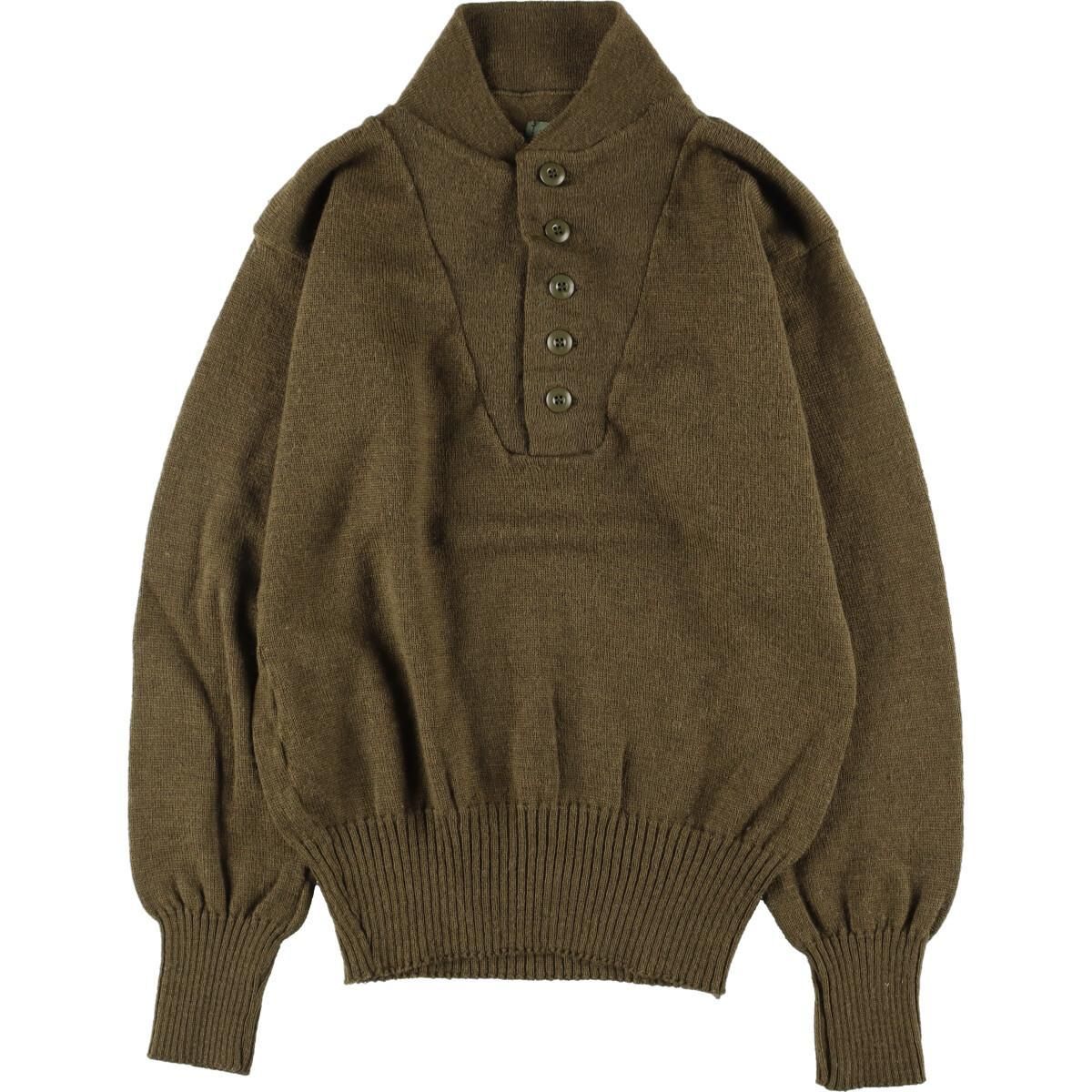 古着 91年納品 米軍実品 U.S.ARMY SWEATER MEN'S ミリタリー ヘンリー