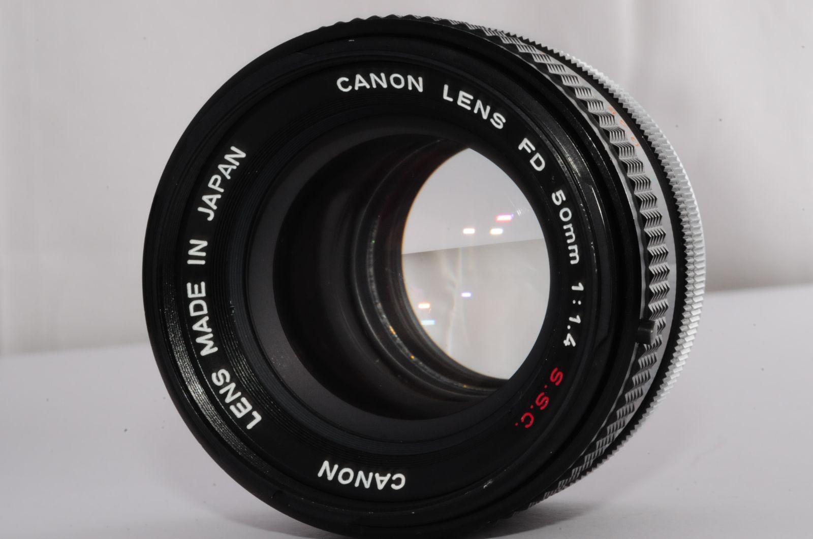 キャノン CANON LENS FD 50mm F1.4 1:1.4 S.S.C. SSC MF マニュアル