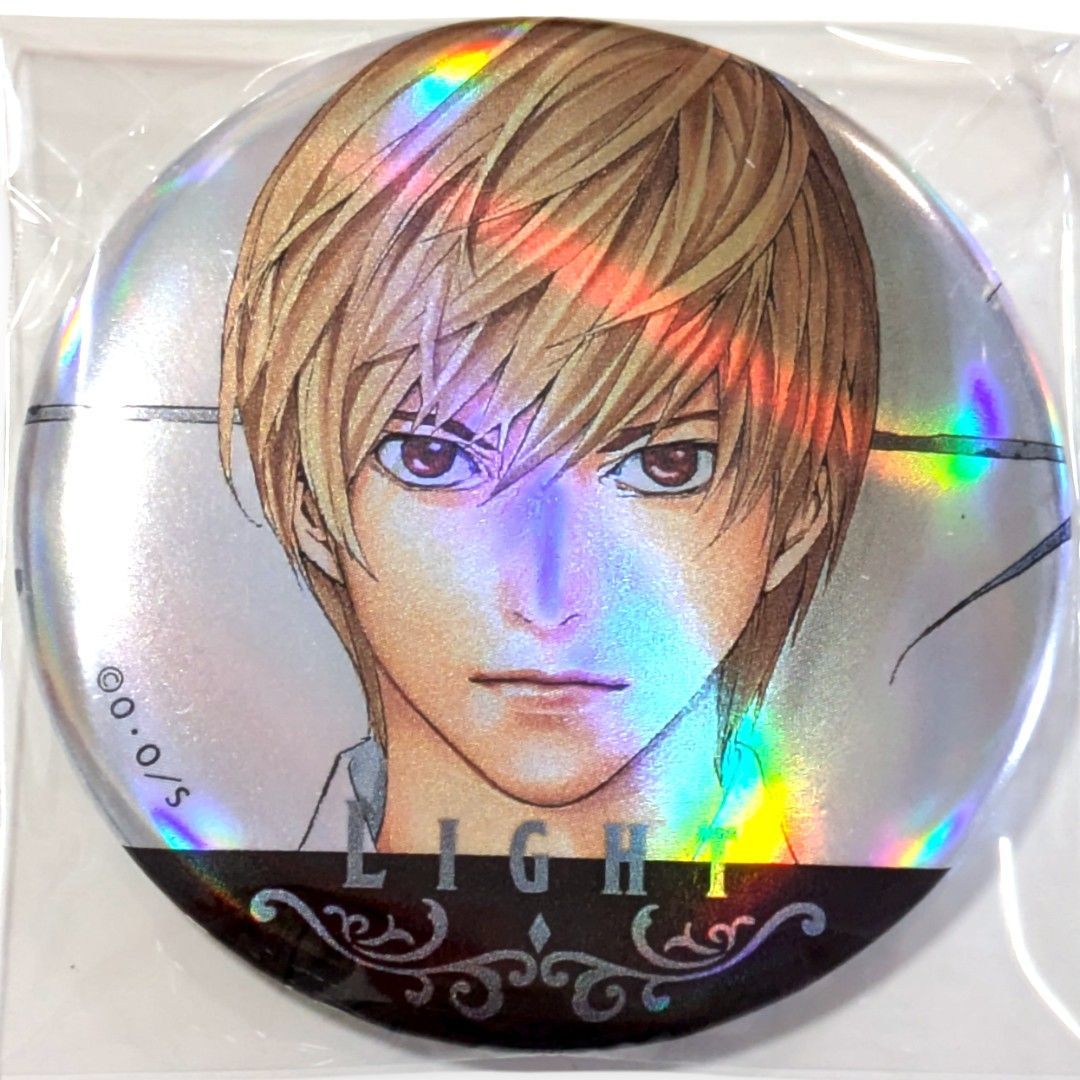 デスノート　マルイ　メタル缶バッジ　夜神月 送料無料 24時間以内発送 夜神月 メタル缶バッジ DEATH NOTE POP