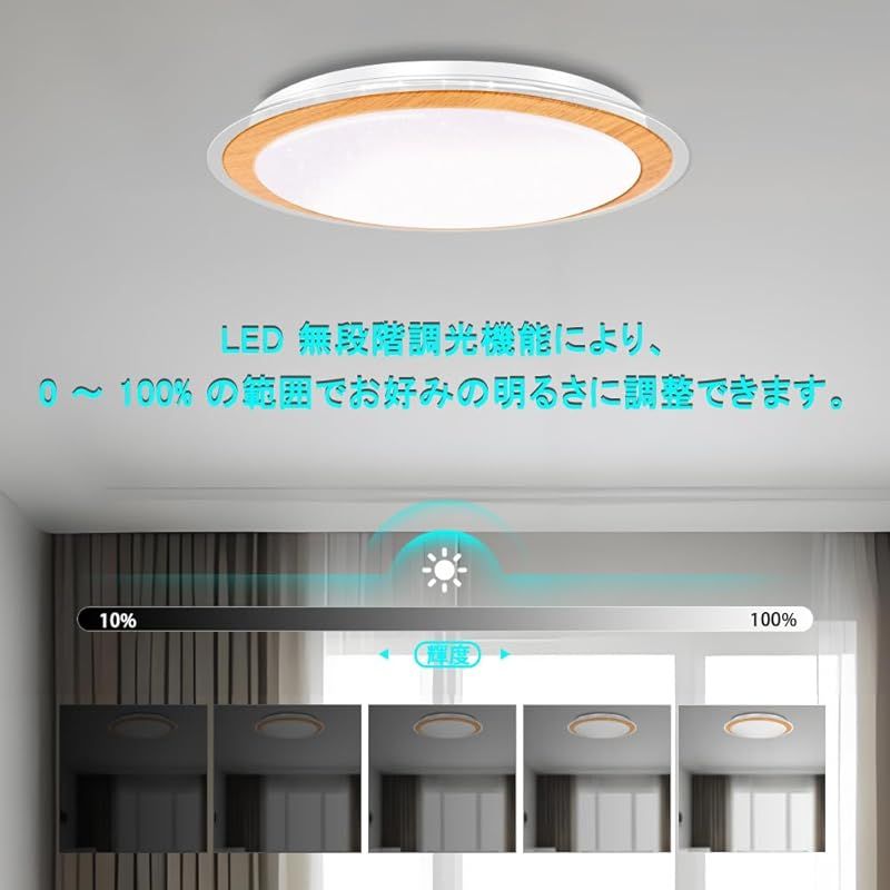 TAIGURAZ BT-XYM LED シーリングライト 木目調 12畳 14畳 内蔵のBluetooth スピーカー 音楽 天井照明 5700lm RGB 調光調色 リモコン付き 明るさメモリー 常夜灯 おしゃれ 薄型 照明器具 部屋キッチン洗面所寝室に 1 WWW_NOITHATQUANGTHANH_NET