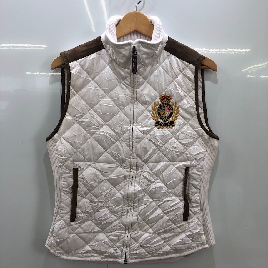 【Ralph Lauren】エンブレムロゴ キルティングベスト A-3109 Ralph Lauren】エンブレムロゴ キルティングベスト A-3109
