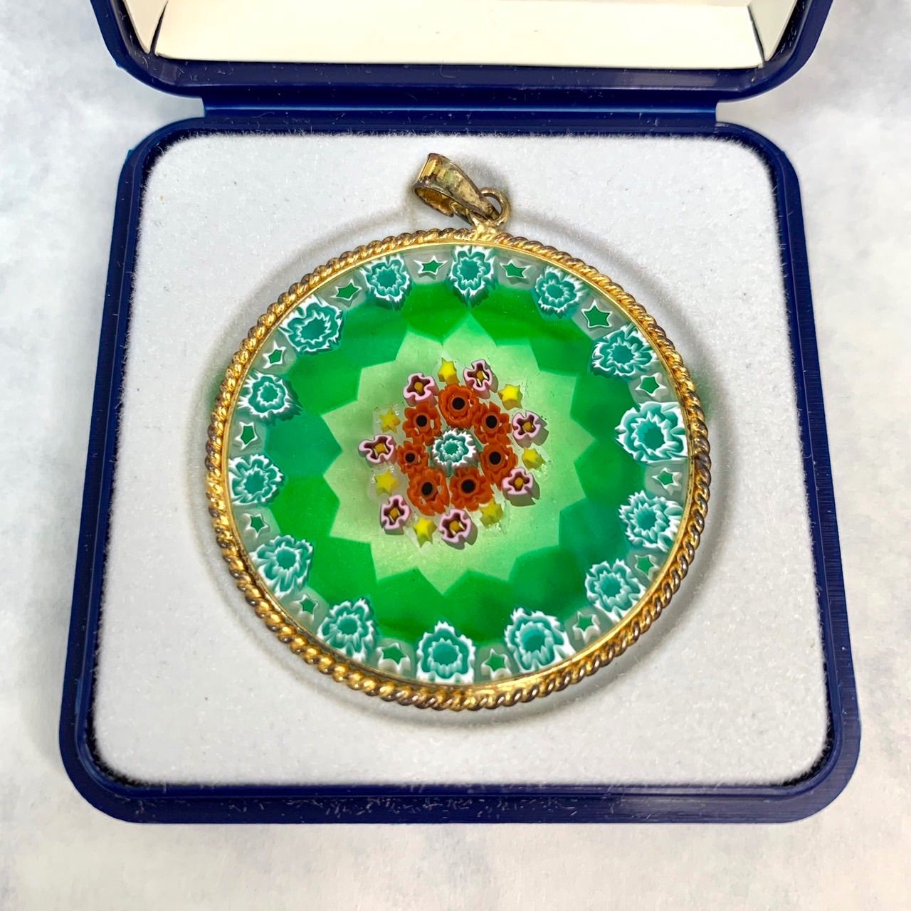 ベネチアンガラス 上美品⭐️ ペンダントトップ】 Venetian glass ベネチアン