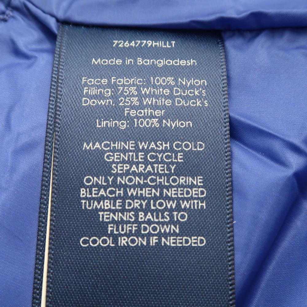 Ralph Lauren - 美品 RALPH LAUREN ラルフローレン ダウンベスト 1点 XS ナイロン100％ ベルト付き レディース AD588A20 Ralph Lauren - 美品 RALPH LAUREN ラルフローレン ダウンベスト