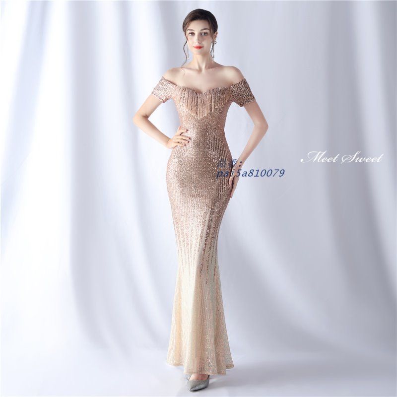 ドレス マーメイドドレス パーティードレス スパンイブニングドレス ウェディングドレス ウエディングドレス 発表会 二次会 舞台衣装 結婚式 pai5a810079 MAAHADDERANG_COM