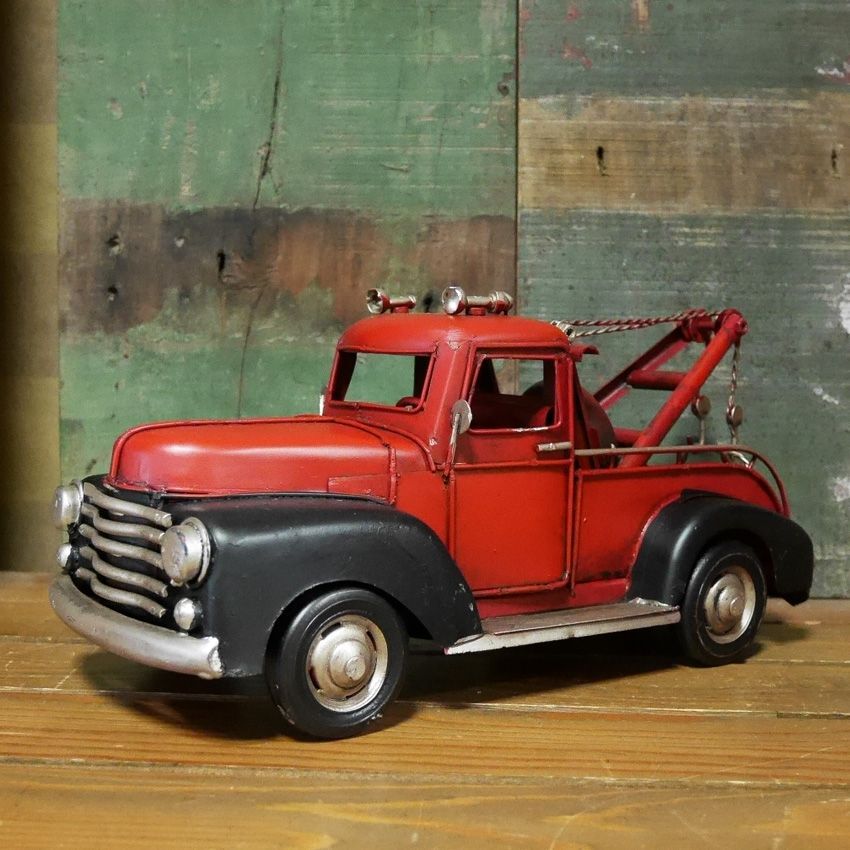 レッカー車 tow truck ブリキのおもちゃ インテリア ブリキ レッカー車 tow truck ブリキのおもちゃ インテリア ブリキ