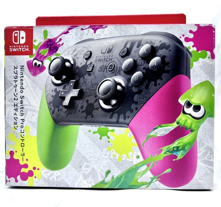 ジャンク品】Nintendo Switch Proコントローラー スプラトゥーン2 