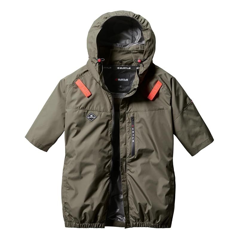 バートル エアークラフト 半袖 ブルゾン ファンなし AC2066 AIRCRAFT L 61アーミカーキ 0