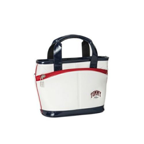 【未使用品】トミーヒルフィガー ゴルフ ラウンドバッグ エナメル シグネチャー TOMMY HILFIGER トミーヒルフィガーゴルフ ラウンドバッグ