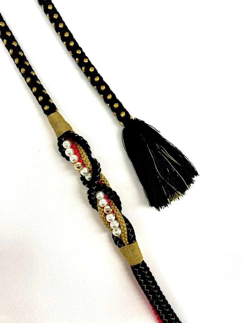 平和屋着物○和装小物 帯締め・帯揚げセット 高麗組 綾出し 舞花文 暈