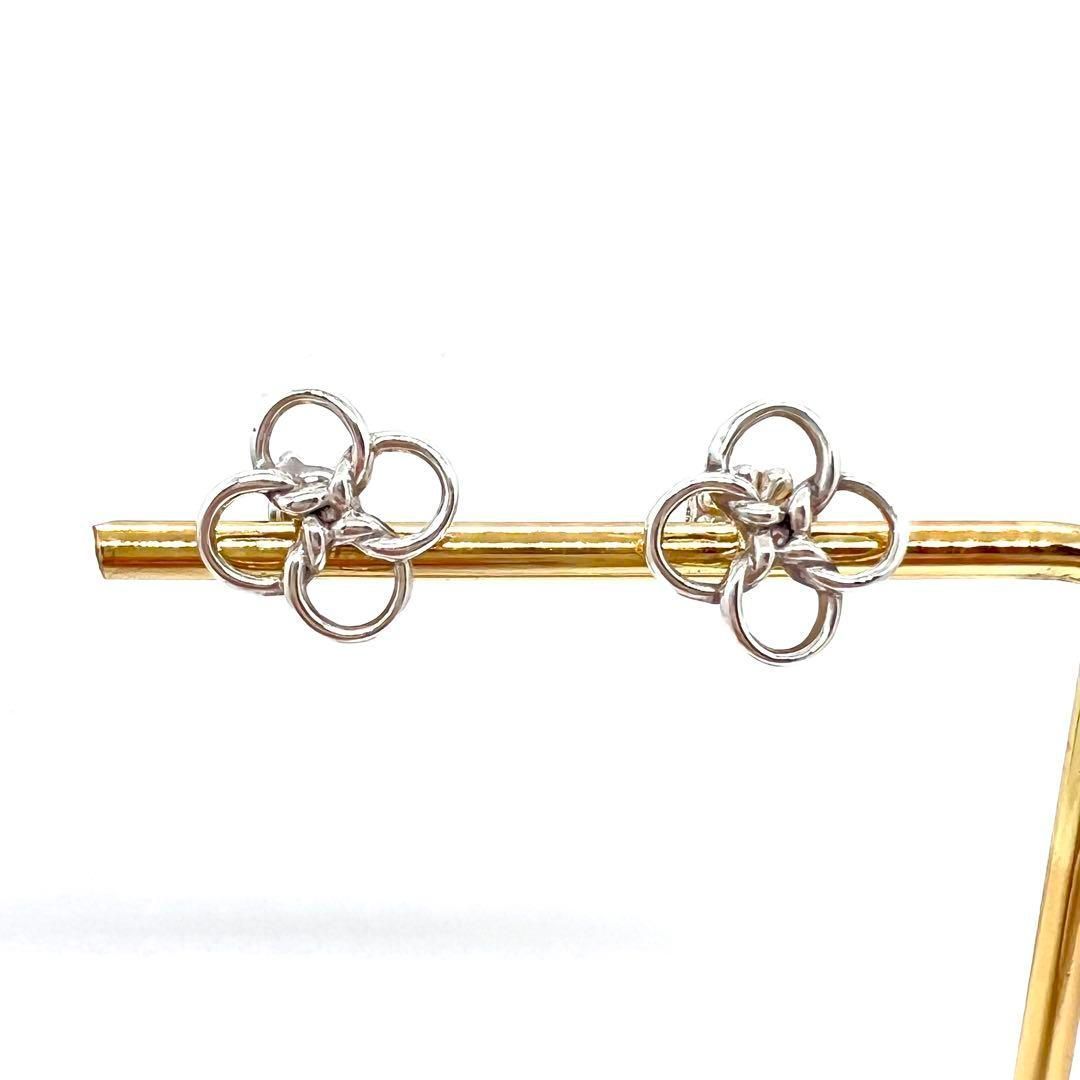 希少☆美品 Tiffany&Co. ティファニー クアドロフォリオ ピアス