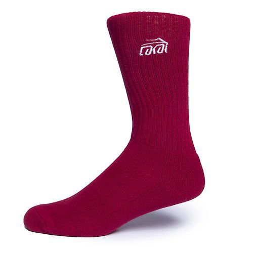 LAKAI BASIC CREW SOCK バーガンディ ソックス ラカイ 靴下