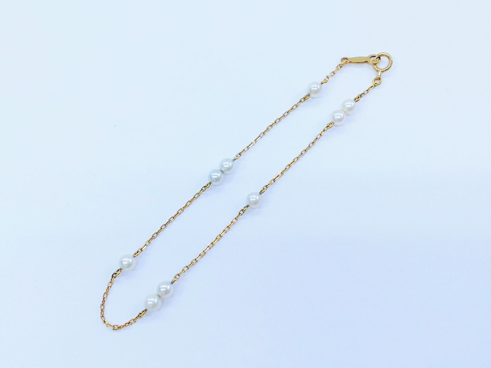 MIKIMOTO ミキモト K18 ベビーパール ブレスレット【N204】 MIKIMOTO