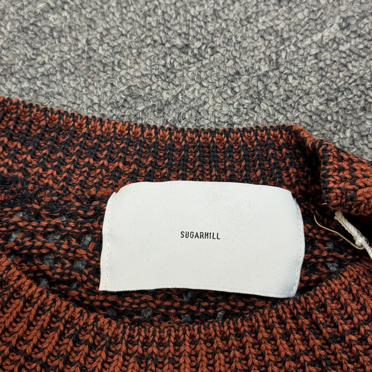 定価55000円 新品 SUGARHILL 23SSKN03 COTTON OPEN WORK KNIT SWEATER 