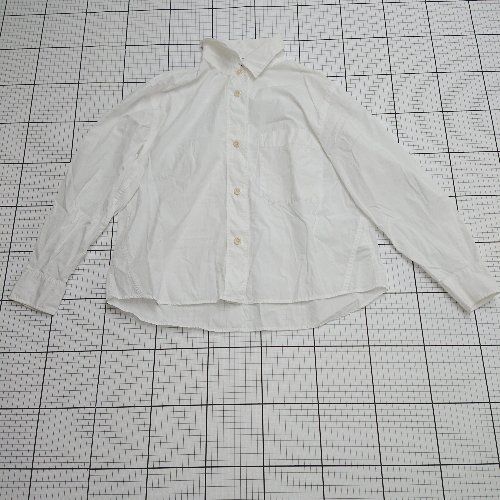 【着用2回】マーガレットハウエル♡MHL. シンプルコットンシャツ　ブラウス 着用2回】マーガレットハウエル♡MHL シンプルコットンシャツ