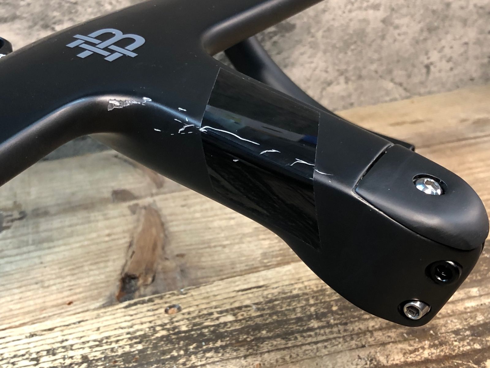 BLACK INC ステム一体型エアロハンドル AB02 一体型エアロバーステム AB02 / AB03 | TRISPORTS