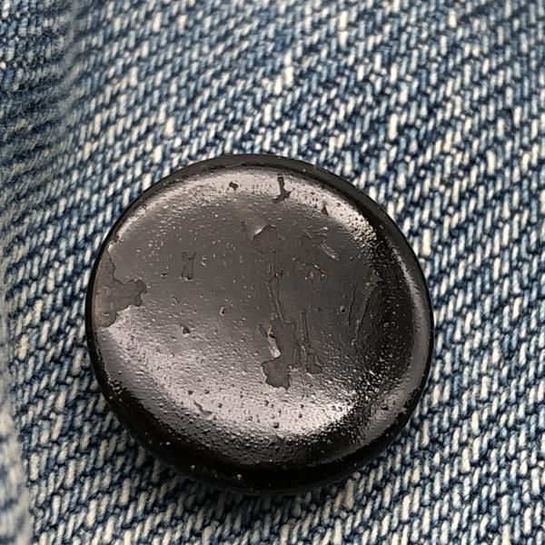 中古】NUMBER(N)INE ペンキデニムライダースベスト 0 00357933495