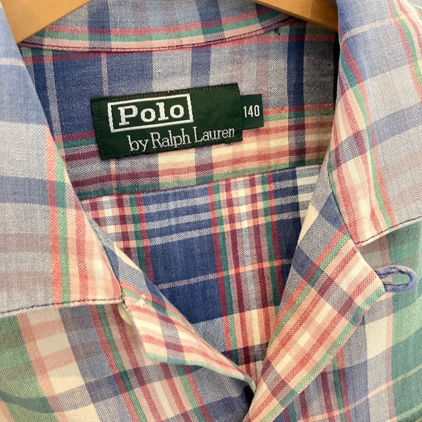 ポロラルフローレン タグ付き カーキ 半袖シャツ BD ポニーロゴ POLO ポロラルフローレン タグ付き カーキ 半袖シャツ BD ポニーロゴ