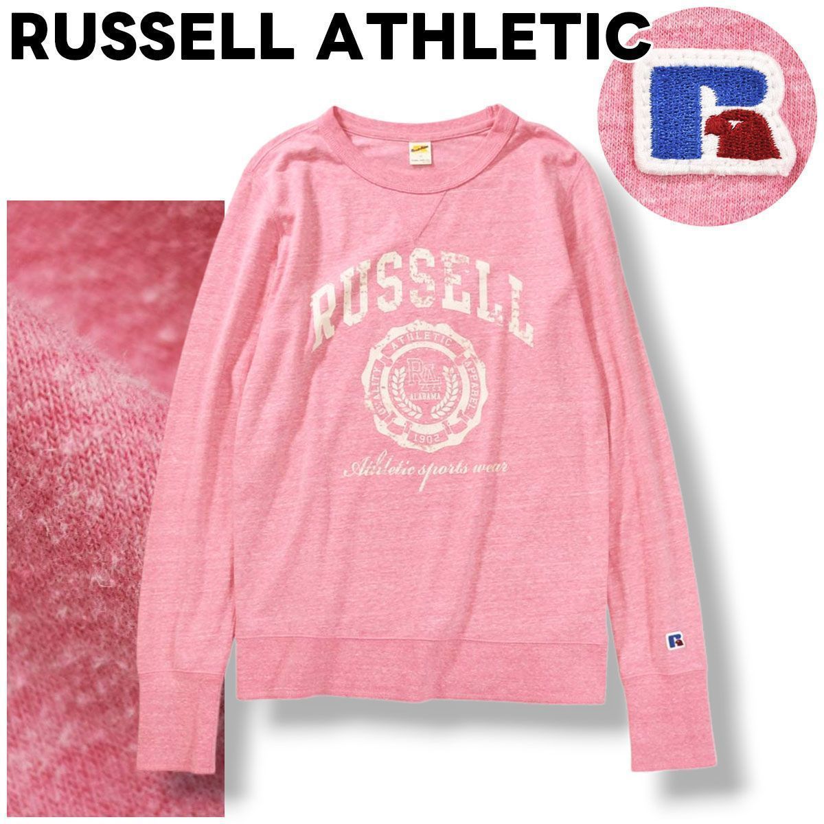 ラッセル アスレチック RUSSELL ATHLETIC 長袖 ロングスリーブ 3段 