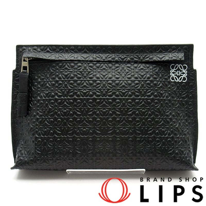 LOEWE✨Tポーチ ショルダーバッグ アナグラム 2WAY グレージュ系 LOEWE