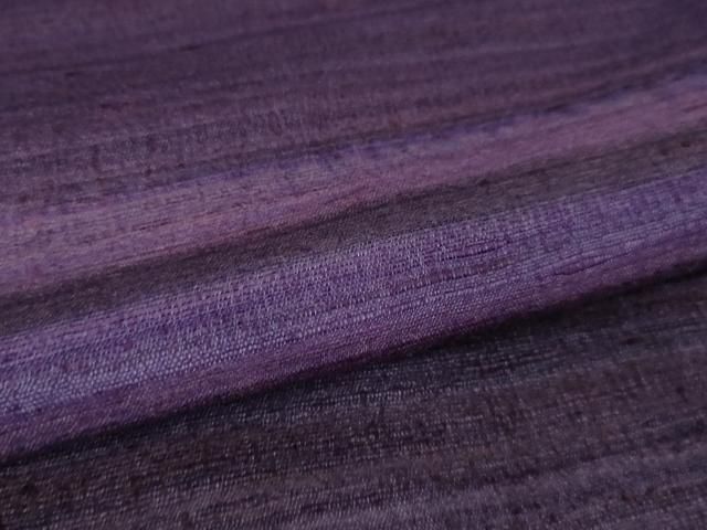 平和屋本店□極上 京都染織メーカー・貴久樹謹製 野蚕糸 単衣  