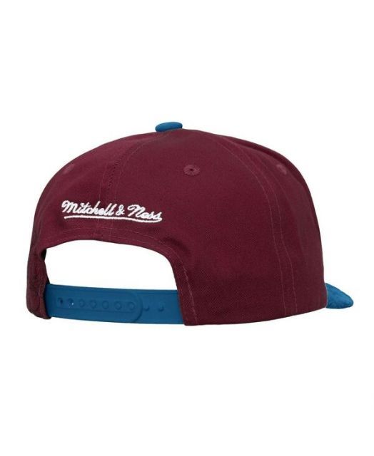 ミッチェル-ネス レディース 帽子 Mitchell Ness Men s Burgundy Blue Colorado Avalanche May Flowers Pro Crown Adjustable Hat Burgundy