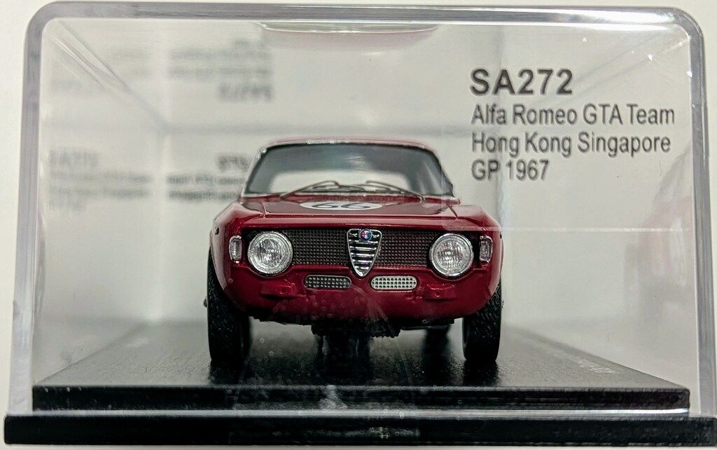 Spark model 1/43 Alfa Romeo GTA No.66 Team Hong Kong Spark model 1/43 Alfa Romeo GTA No.66 Team Hong Kong