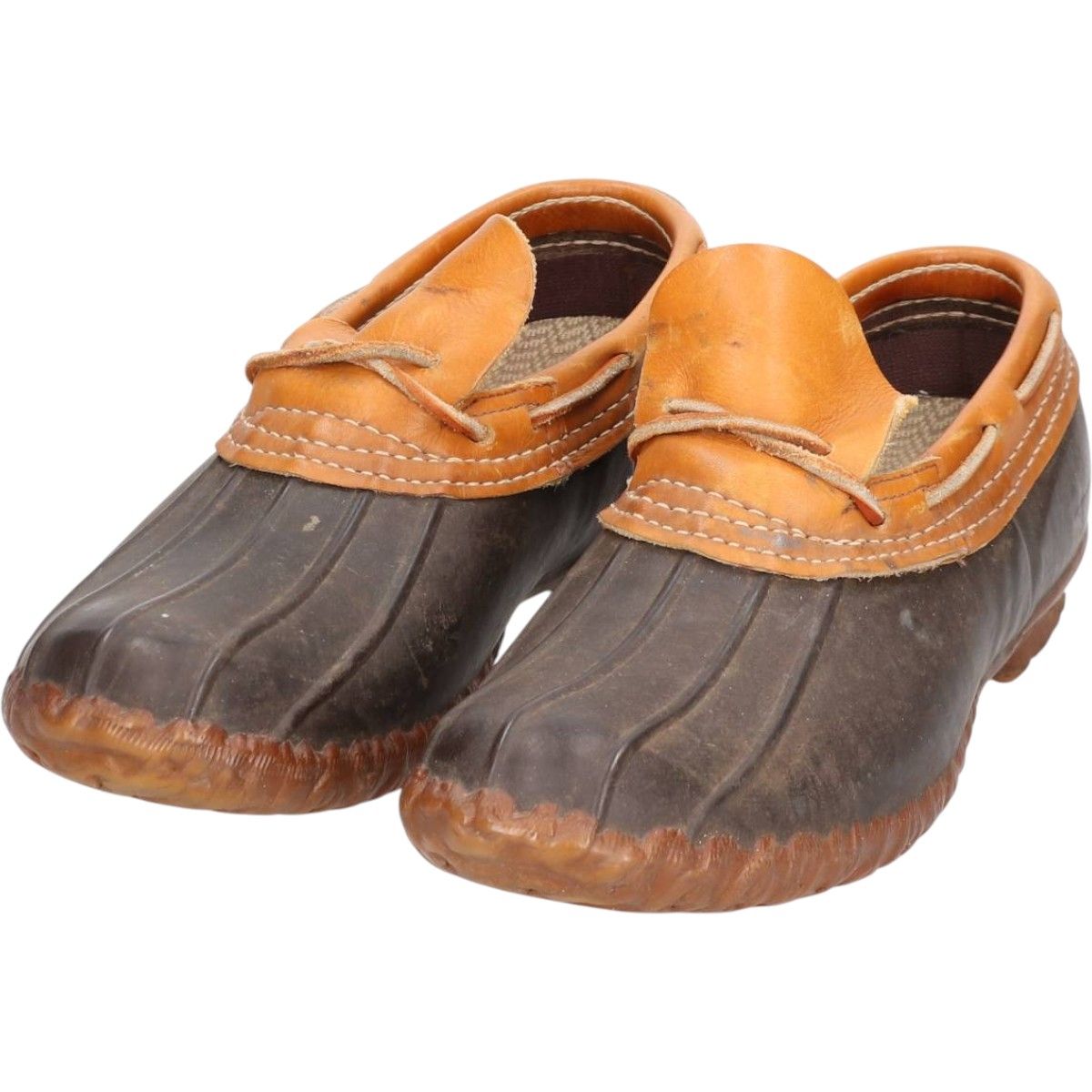 古着 エルエルビーン L.L.Bean ラバーモカシン ビーンブーツ