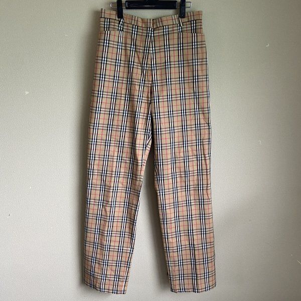 O283 BURBERRY GOLF ノバチェック柄 スラックス ゴルフウェア