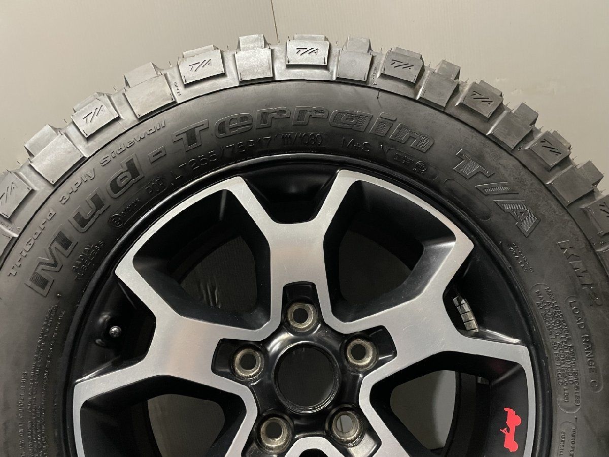 BFグッドリッチ 255/75R17 ラングラールビコン純正タイヤ５本セット BF Goodrich Mud-Terrain T/A 255/75R17】夏タイヤ 1本【Jeep JL