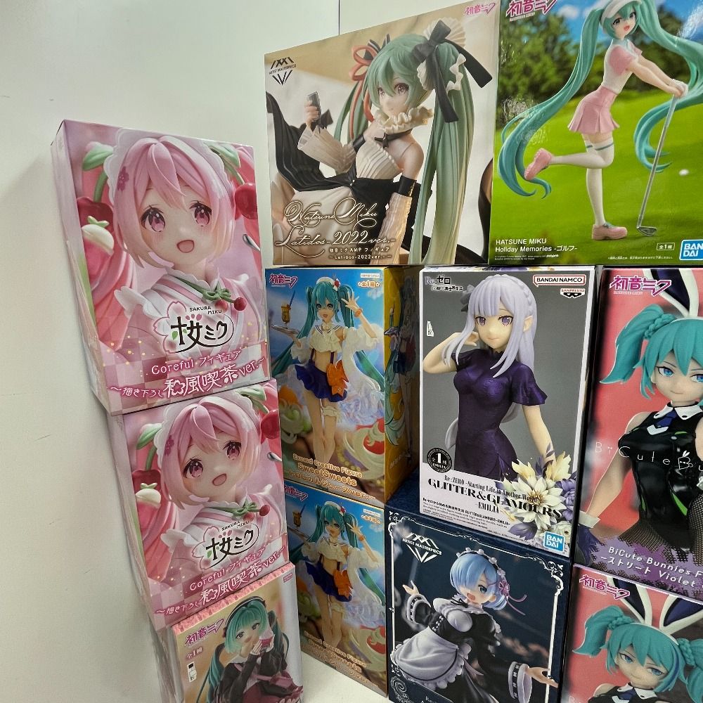 初音ミク 桜ミク プライズ フィギュア まとめ売り 21個セット 初音ミク
