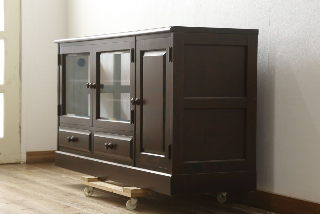 ☆事前問合せ必須☆ 北海道民芸家具 サイドボード 中古 美品 和洋