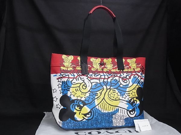 □新品同様□ COACH コーチ C6869 ディズニー×キースヘリングコラボ