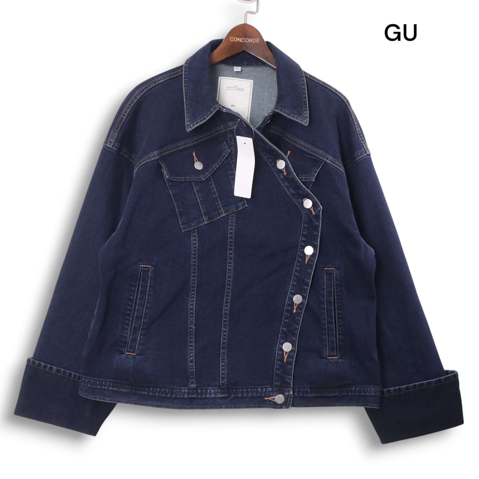 年末のプロモーション特価！ 新品 未使用】 GU × rokh ジーユー × ロク 通年☆デニム ジャケット・アウター