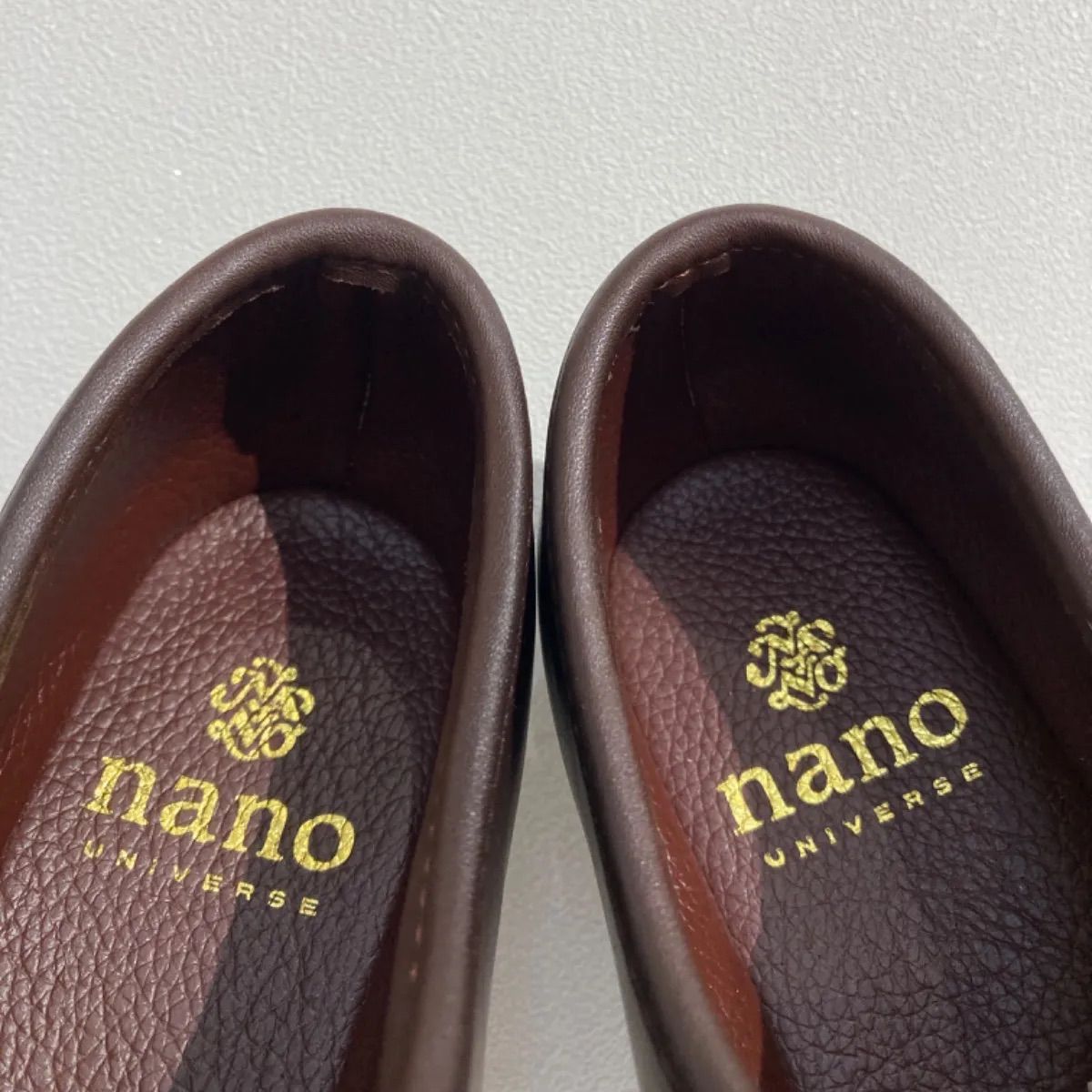 タグ 箱付き 未使用品 nano universe ナノユニバース ストレートチップ 
