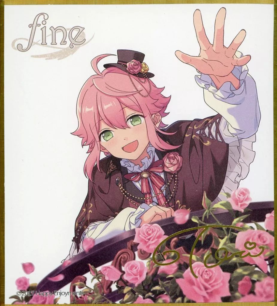 中古】紙製品 姫宮桃李 「あんさんぶるスターズ! ビジュアル色紙