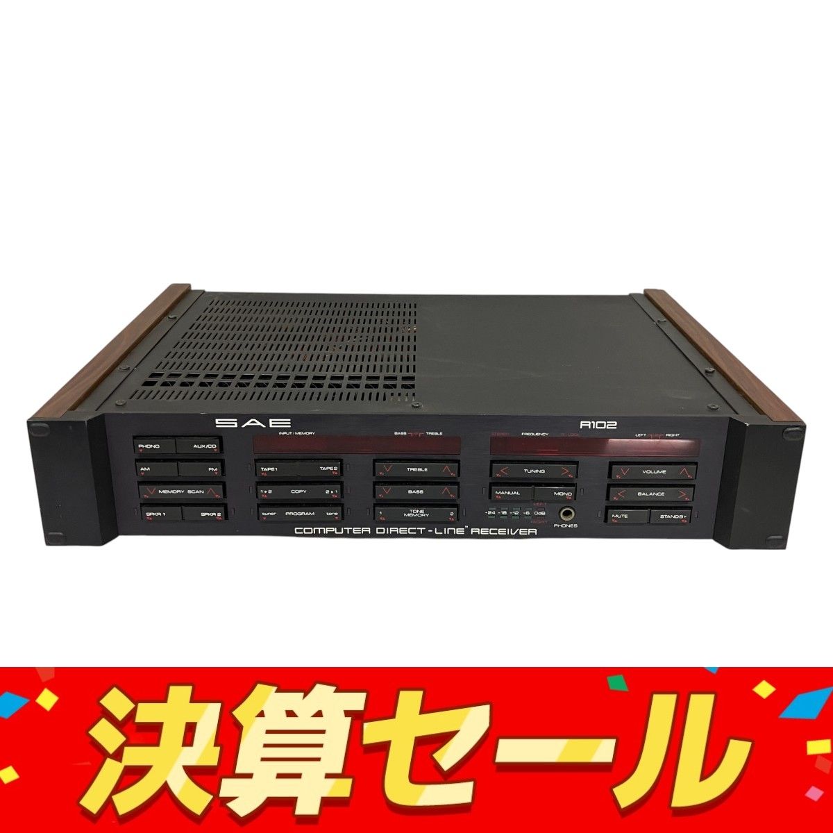 SAE R102 Computer Direct-Line Receiver Amplifier 音響機材 オーディオ ジャンク T10112043