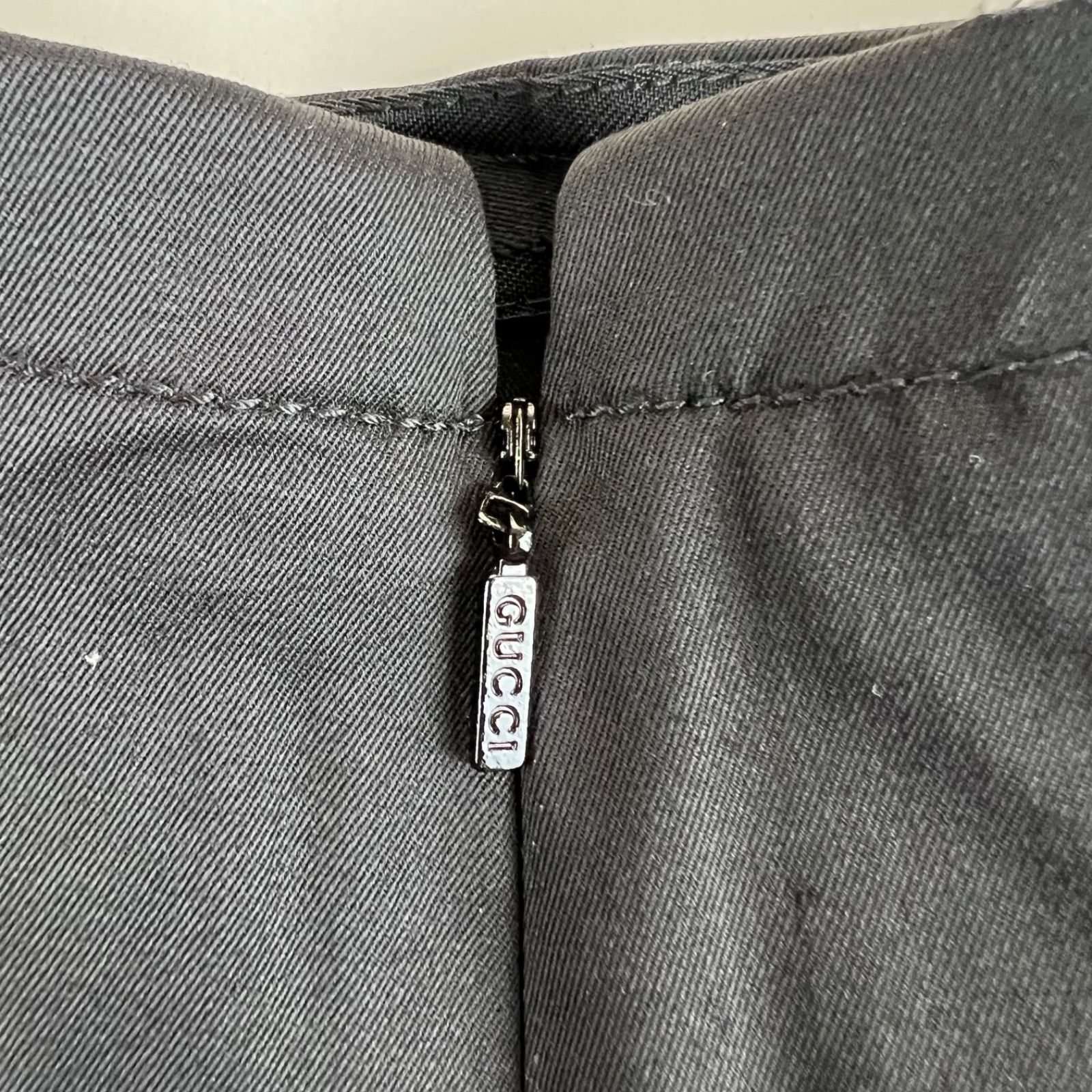 GUCCI 00s 2004 archive design skirt 42 グッチ アーカイブ デザインスカート ブラック アーカイブ y2k SIROKUMA-CORPORATION_COM