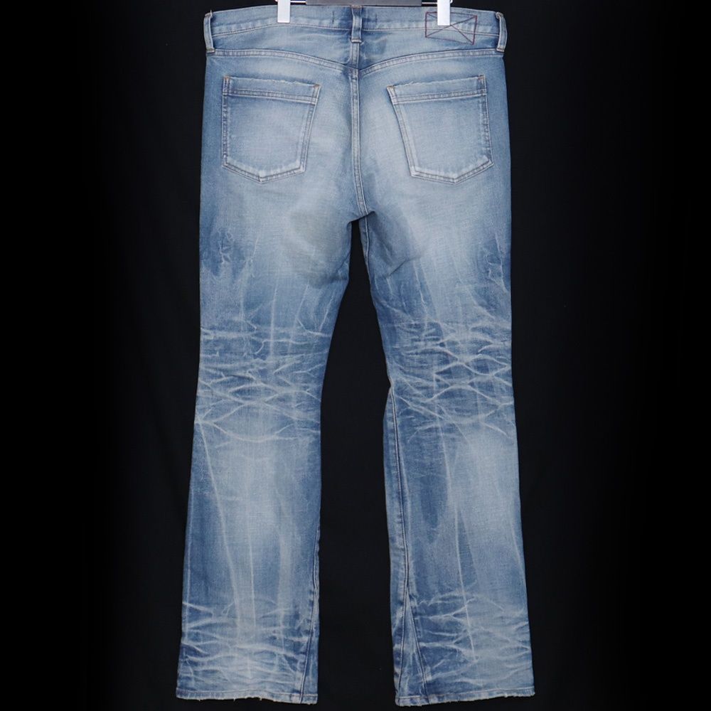 【新品未使用】【サイズ34】MLVINCE TYPE-4 MLVINCE type-4 straight crash denim サイズ34 インディゴ - メルカリ