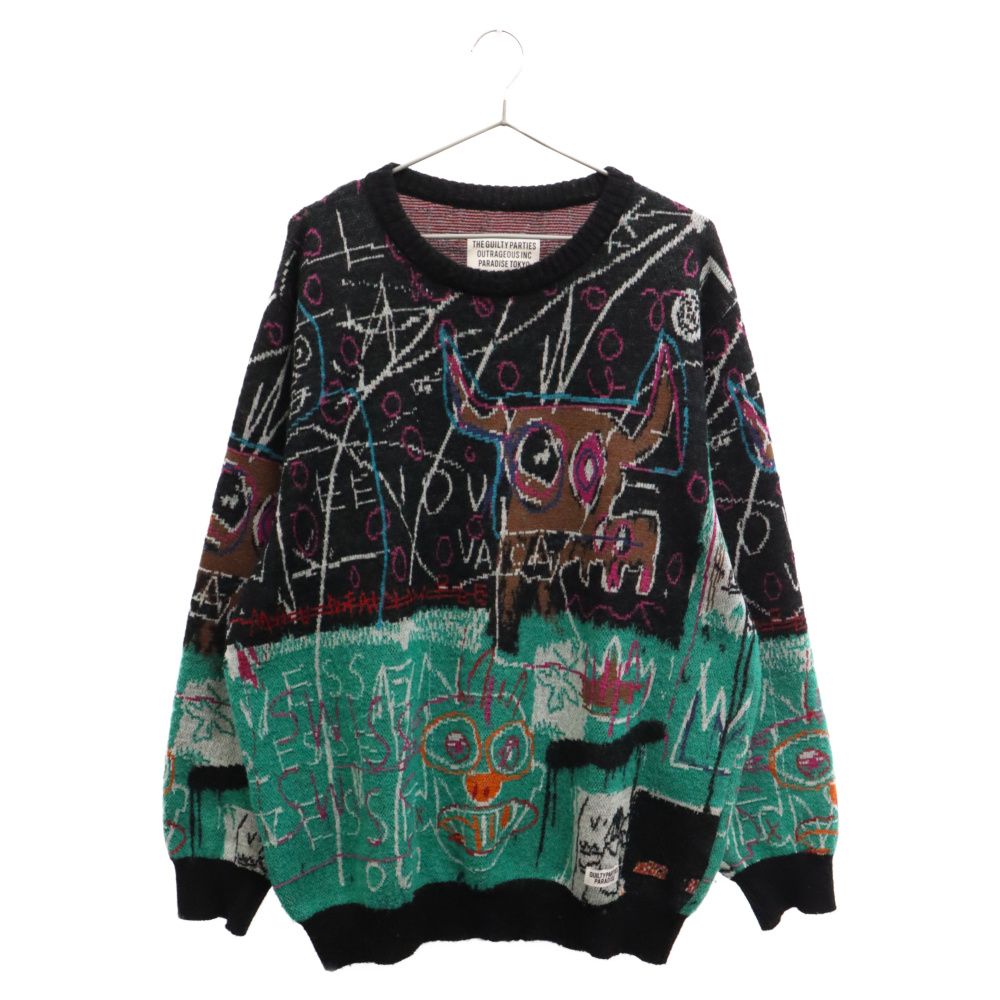 WACKO MARIA (ワコマリア) ×JEAN-MICHEL BASQUIAT MOHAIR KNIT