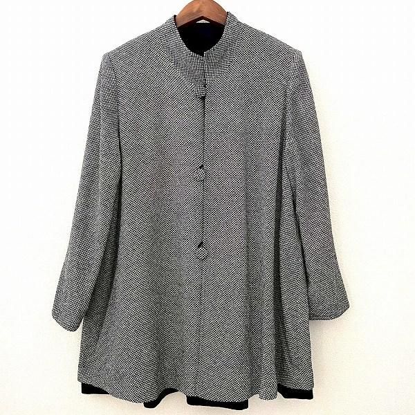 anc シセンドウ ヒトシタムラ 詩仙堂 HITOSHI TAMURA コート 黒 白