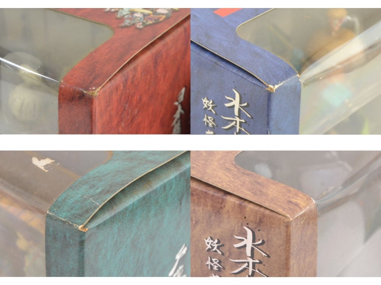 ❣️特価❣️　❣️200  妖怪道五十三次　麻の葉組子2枚一組 木製額縁❣️ ArtShowトピックス [GoFa]