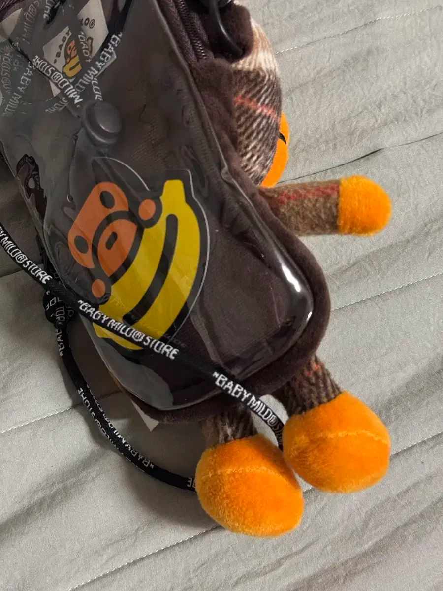 A BATHING APE BAPE ベビーマイロ チェック柄 ぬいぐるみ アベイシング