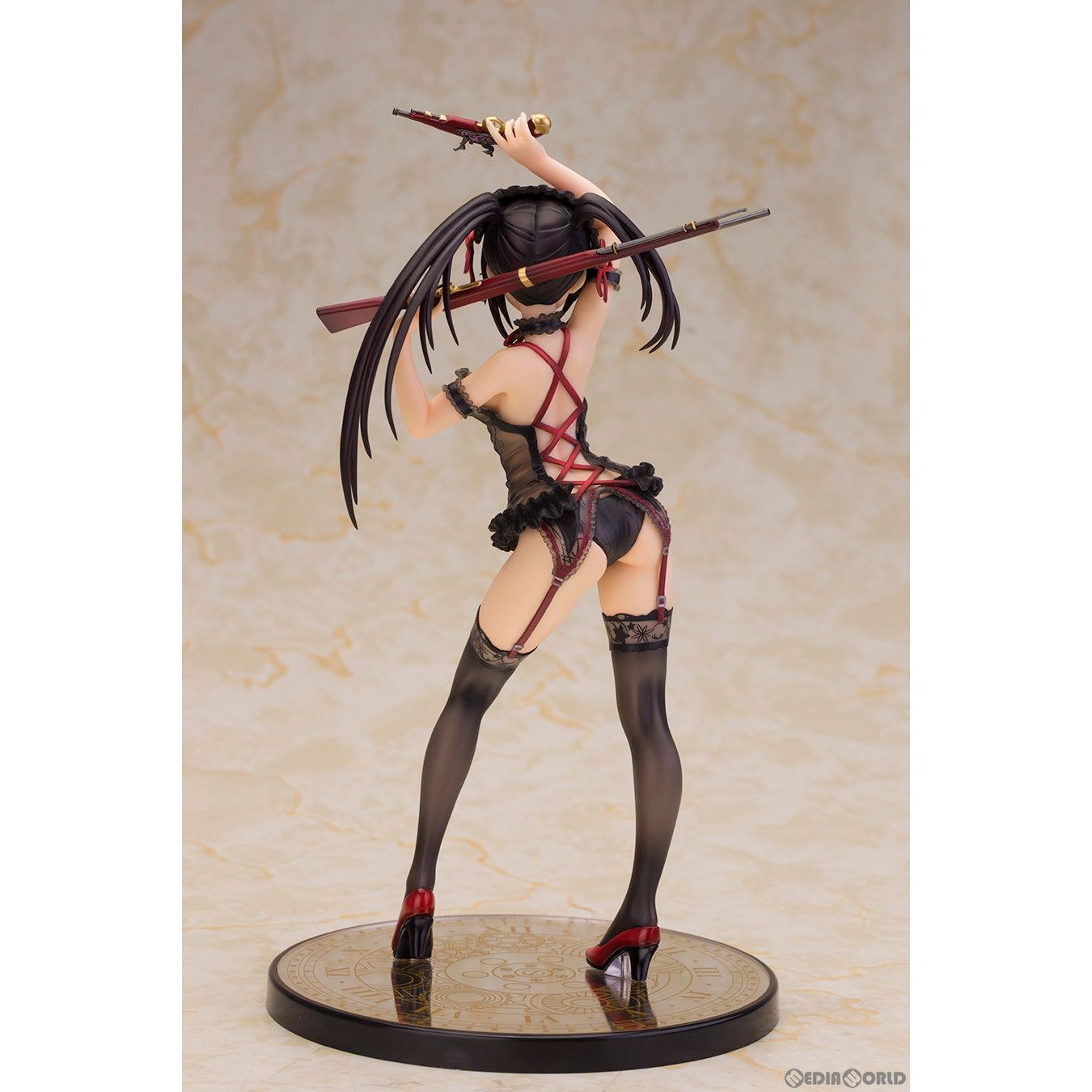 alpha - (再販) 時崎狂三(ときさきくるみ) ランジェリーVer. Black color デート・ア・ライブ 1/7 完成品 フィギュア(AX-0302) アルファマックス alpha - (再販) 時崎狂三(ときさきくるみ) ランジェリーVer