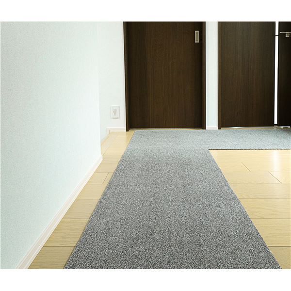ラグタス 廊下敷マット GRY グレー 