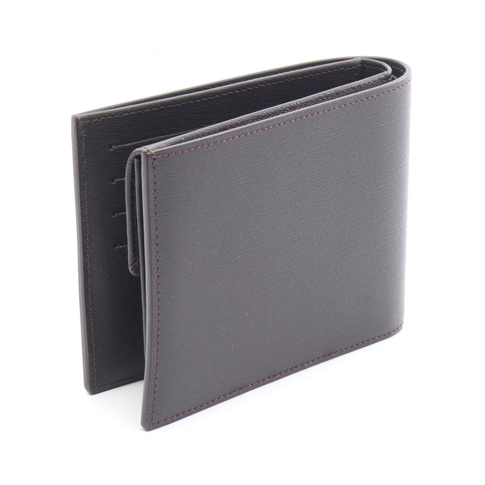 ダンヒル Dunhill 二つ折り財布 D. ブラック レザー メンズ