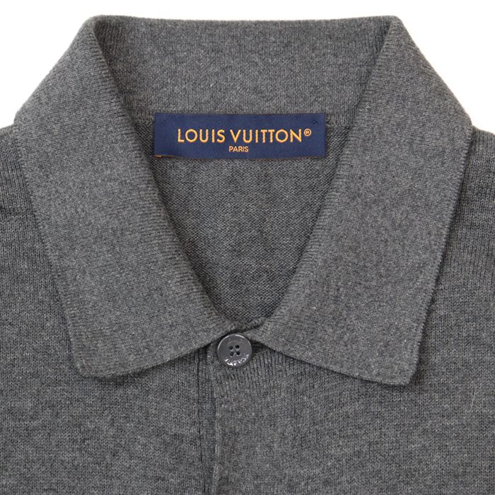 極美品】LOUIS VUITTON ルイ・ヴィトン シャツ 2024SS 長袖 ニット LV