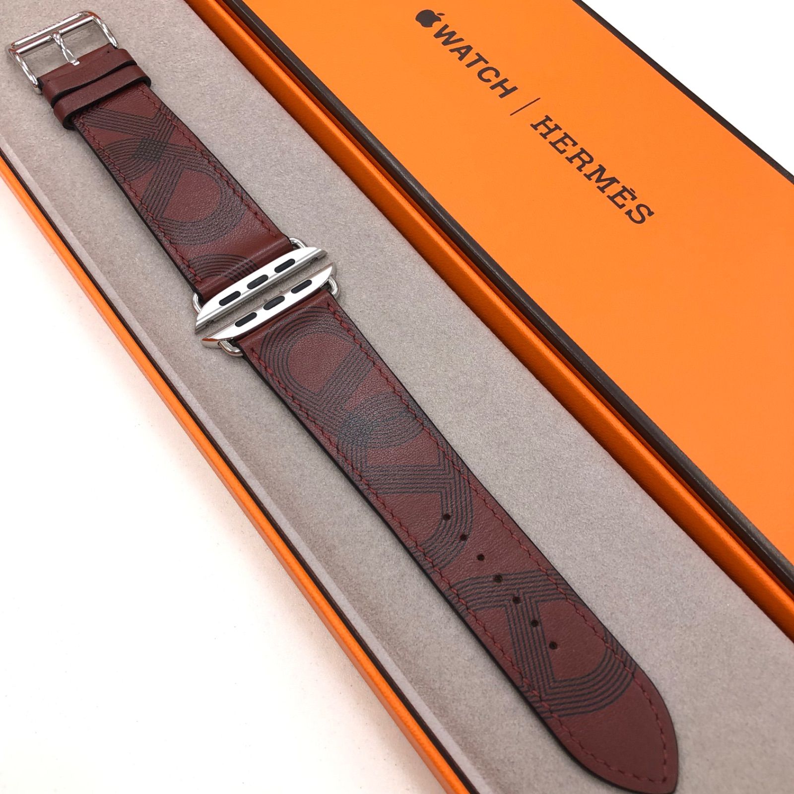 人気色 アップルウォッチ エルメス レザーストラップ Apple Watch 